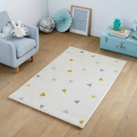 Ковер Для детской с рисунком треугольники Grafico 80 x 120 см бежевый LA REDOUTE INTERIEURS  фото, kupilegko.ru